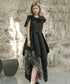 Asymmetric Bow Pleated Top